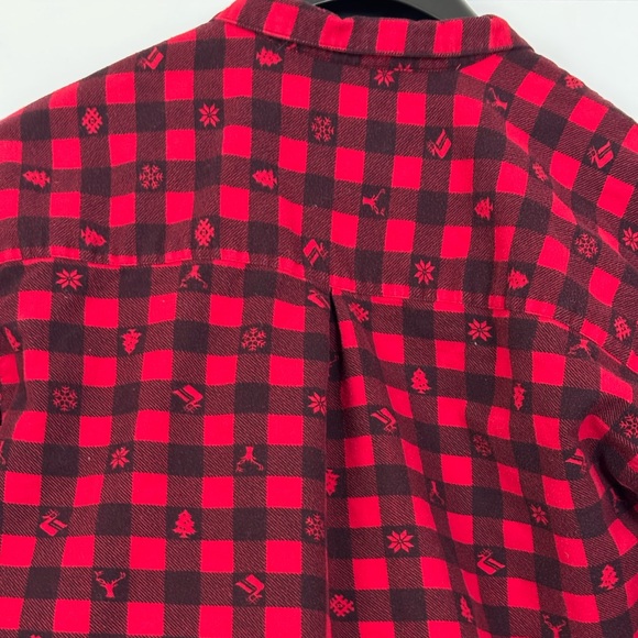 Vintage Woolrich Red and Black Flannel XL - Picture 6 of 9